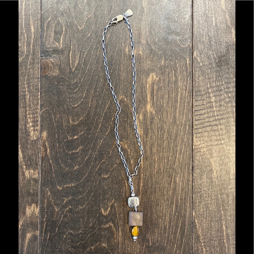 Silpada Tigers Eye Bead Necklace - Picture 1 of 3